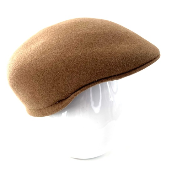 Henschel Hat Co Other - 2 Newsboy Cap Hat Leather Black Wool Tan S/M/L Country Gentleman Henschel Hat